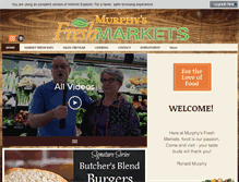 Tablet Screenshot of murphysmarkets.com